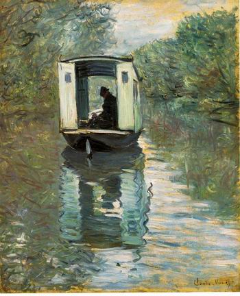 The Boat Studio (Le bateau atelier). 1876