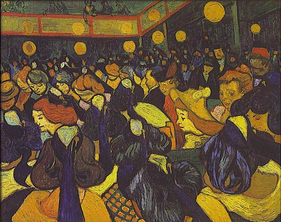 The Dance Hall at Arles, 1888