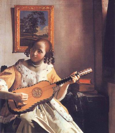 The guitar player,1670