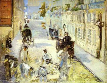 The Road Menders, Rue de Berne. 1878