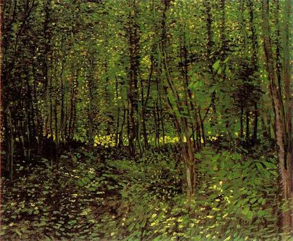 Trees and Undergrowth,Paris: Summer, 1887