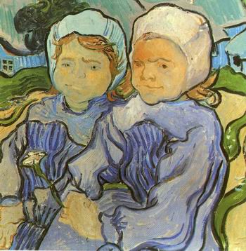 Two Children,Auvers sur Oise: June, 1890