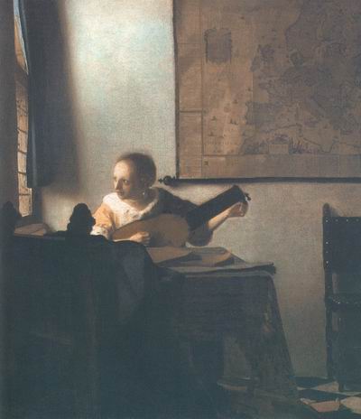 Woman with the lute,1662 1664