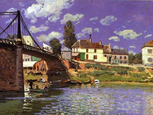 Bridge at Villeneuve la Garenne.1872
