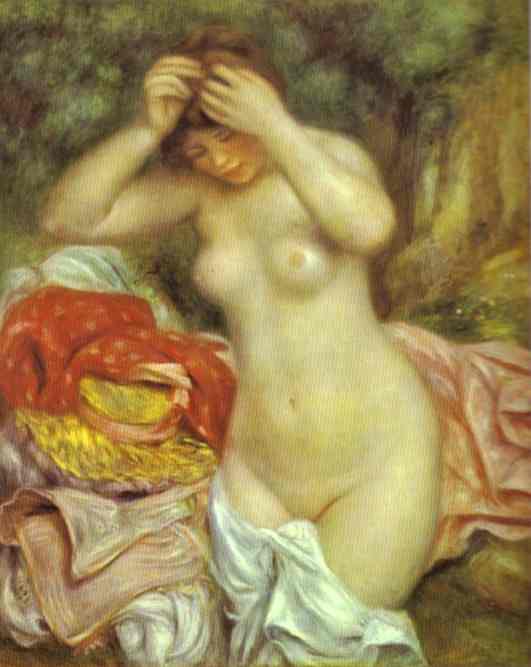 Bather Arranging Her Hair. 1893.