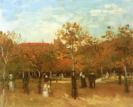 Bois de Boulogne with People Walking, The,Paris: Summer, 1886