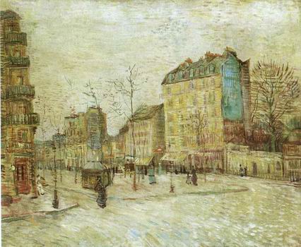 Boulevard de Clichy,Paris: February March, 1887