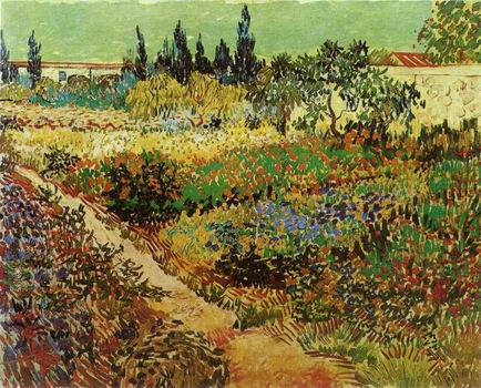Flowering Garden with Path ,Arles: July, 1888