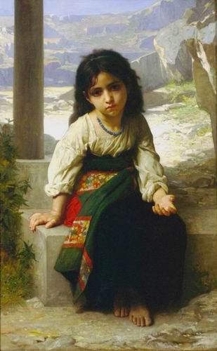 La Petite Mendiante, Translated title: The little beggar.1880