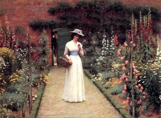 Lady in a Garden