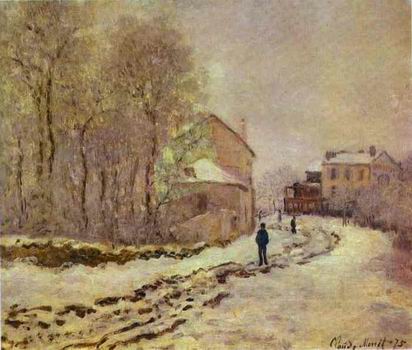 Snow at Argenteuil. 1875
