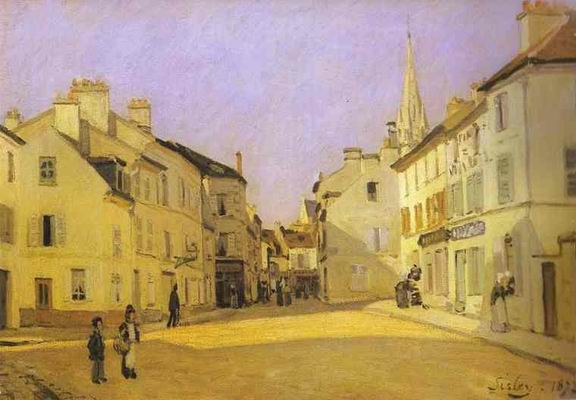 Square in Argenteuil (rue de la Chauss