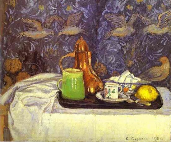 Still life with a Coffee Pot (Nature morte, la cafeti