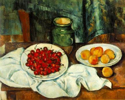 Still Life with Plate of Cherries