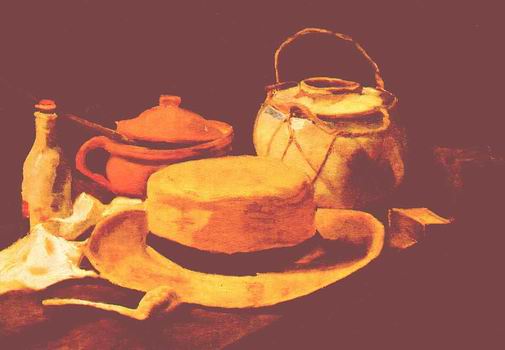 Still Life with Yellow Straw Hat,Nuenen: September, 1885