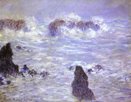 Storm, Coast at Belle Ile. 1886