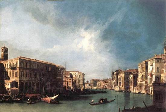 The Grand Canal From Rialto Toward The North