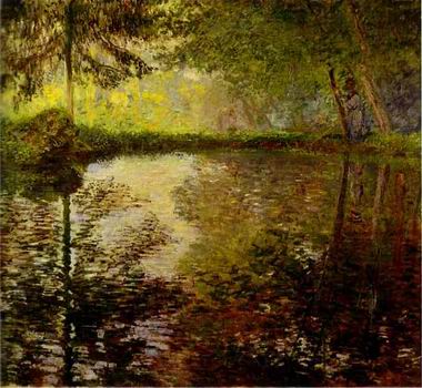 The Pond at Montgeron. 1876 1877