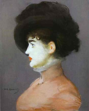 The Viennese: Portrait of Irma Brunner in a Black Hat. 1880