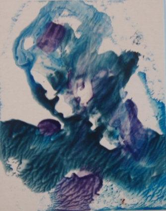 Blue Underwater Abstract III
