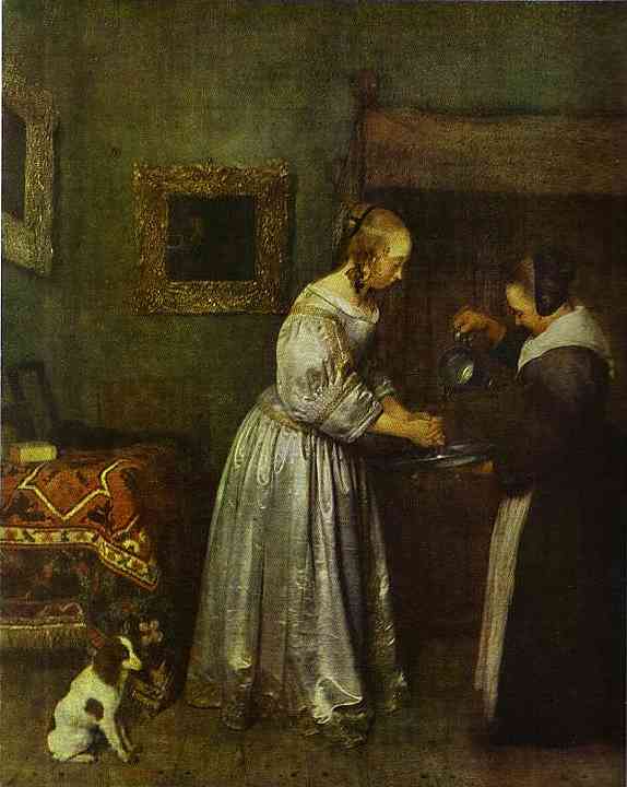 A Lady Washing Her Hands