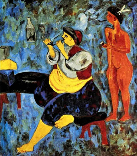 A Turkish Scene, A Woman Smoking