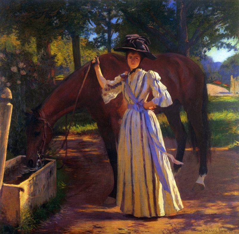 Girl and Horse