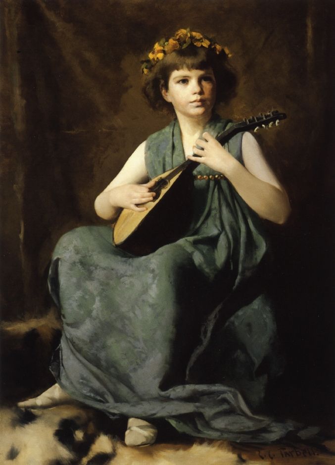 Marion Hiller Fenno at Nine as Mandolinata