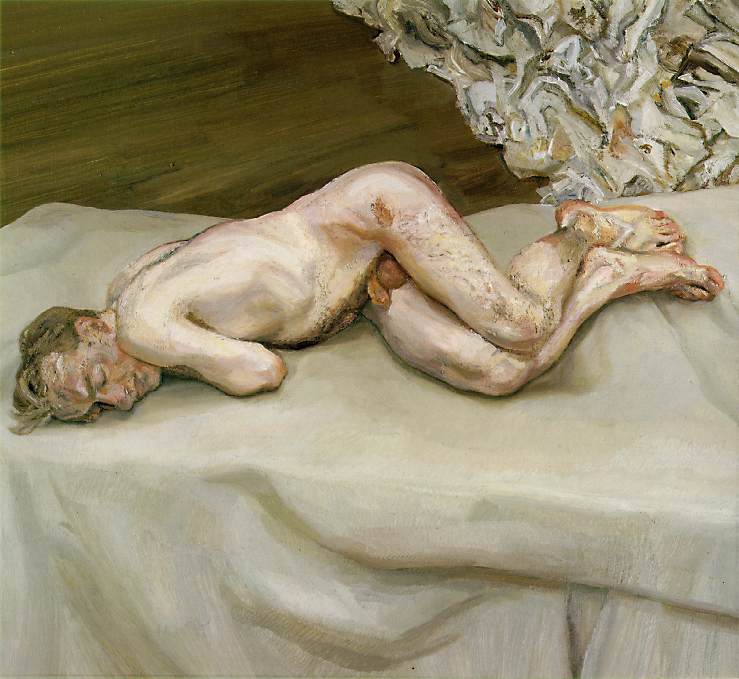 Naked Man on a Bed