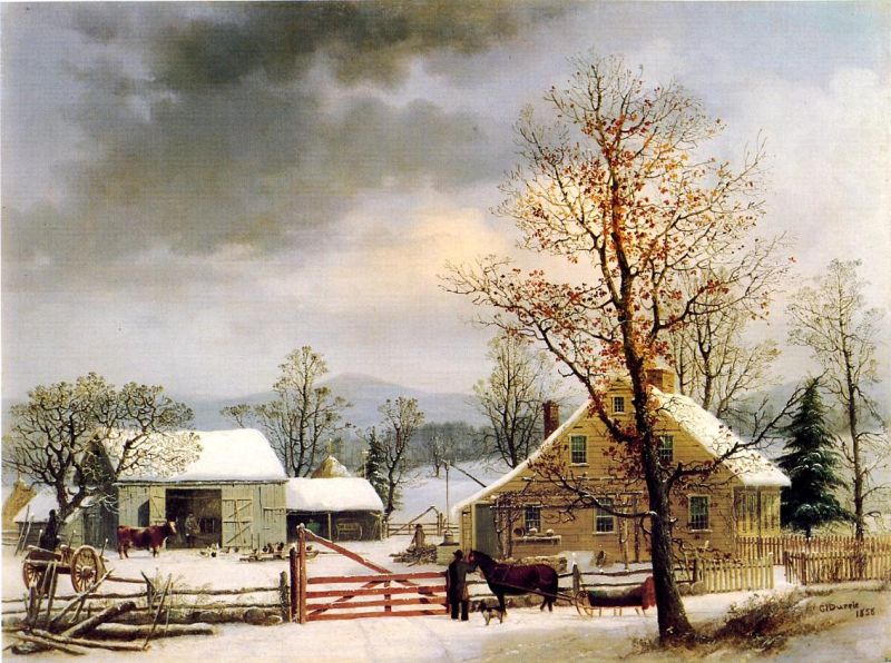 New England Winter Scene