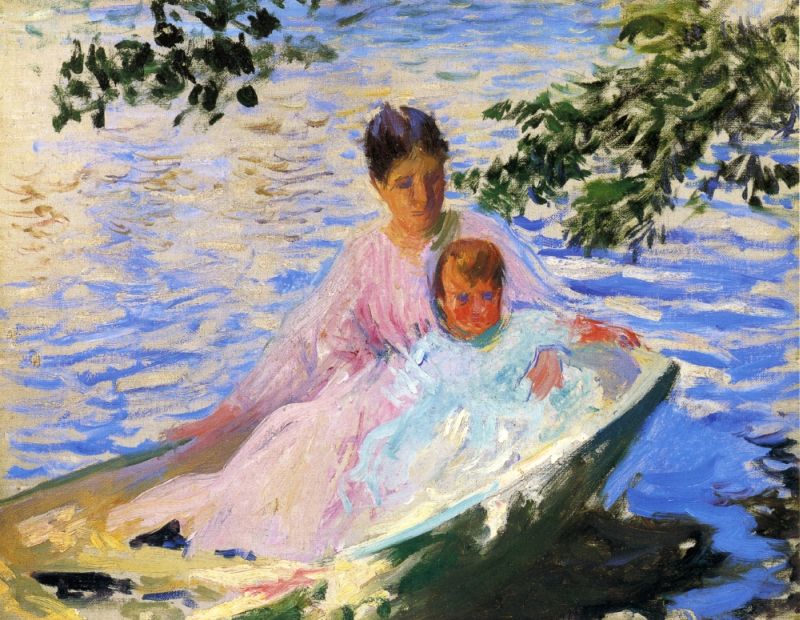 Study for &#39;Mother and Child in a Boat&#39;