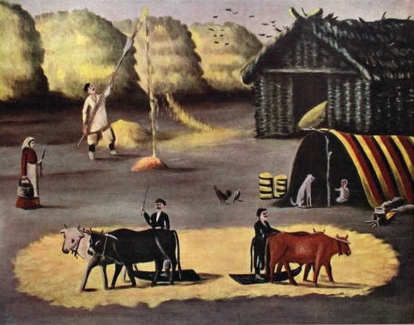 Threshing Floor In The Country