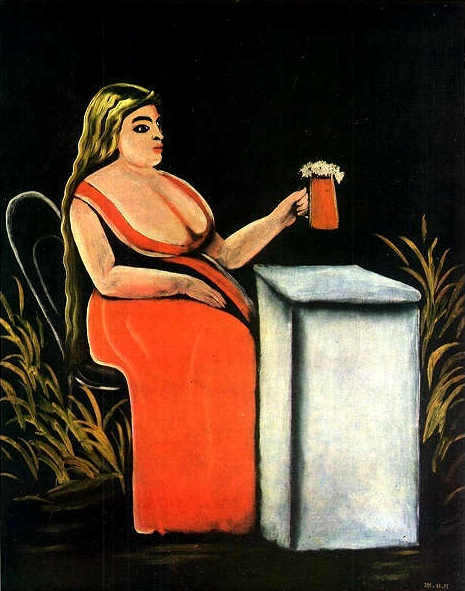 Woman With A Beer Mug