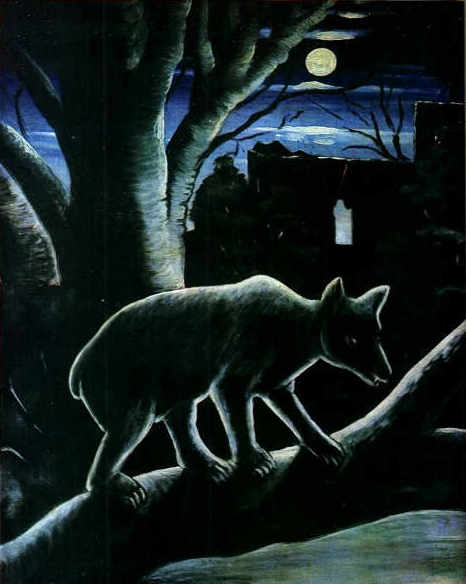 A Bear On A Moonlit Night