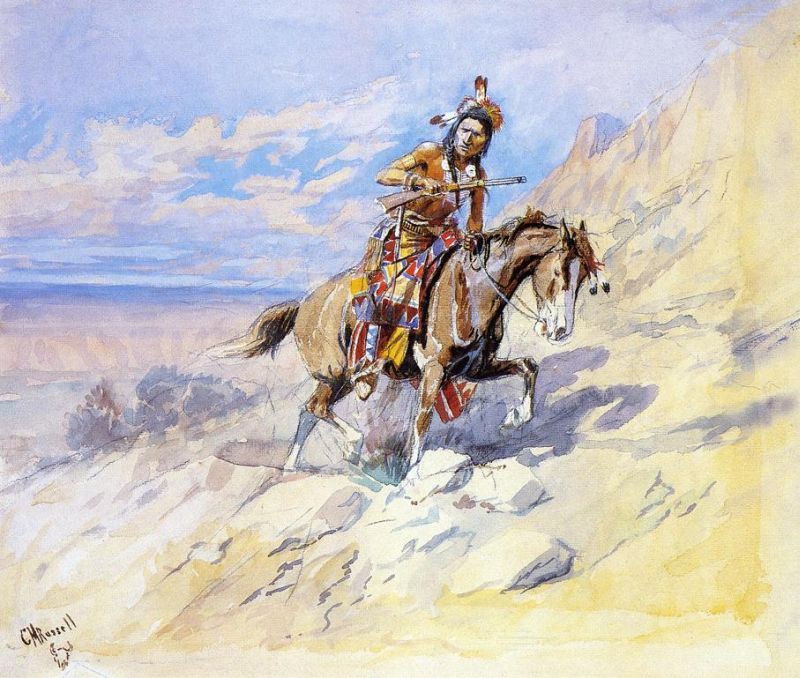 Indian on Horseback