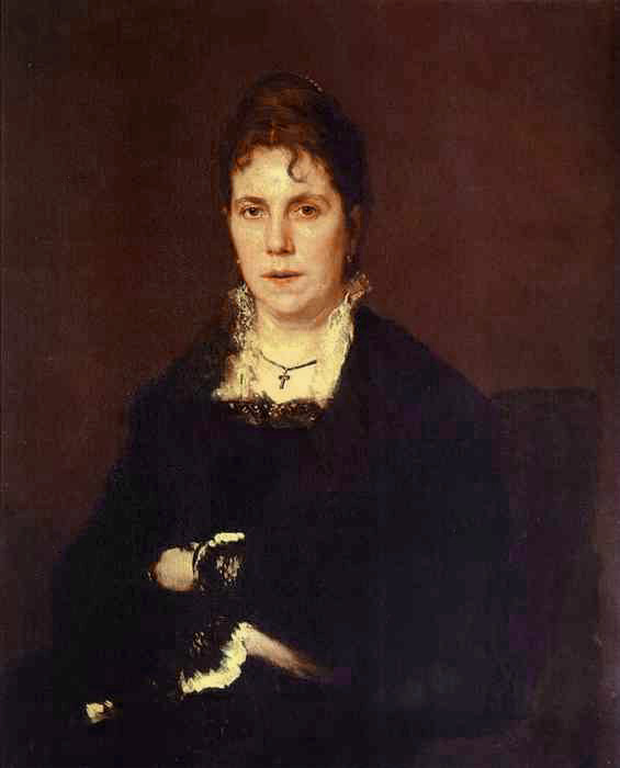 Portrait of Sophia Kramskaya, the Artist&#39;s Wife