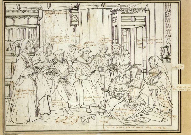 Study for the Family Portrait of Sir Thomas More