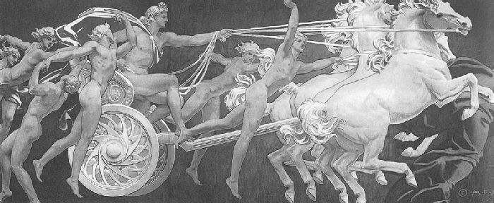 Apollo in His Chariot with the Hours