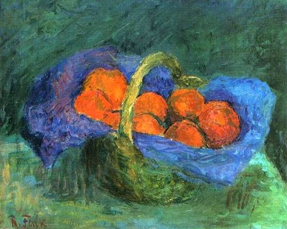 Oranges In A Basket