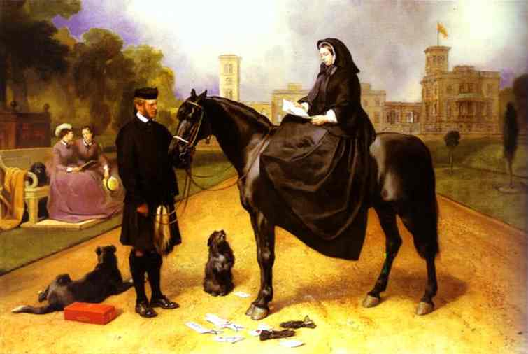 Queen Victoria At Osborne House