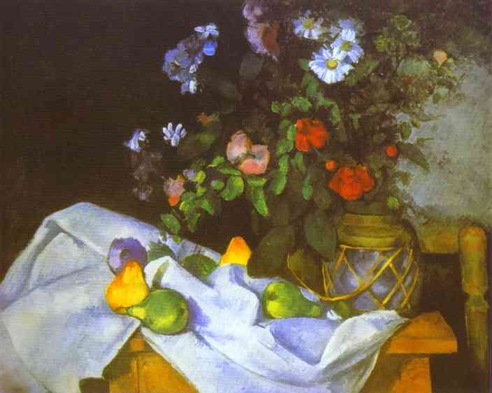 Still Life With Flowers And Fruit