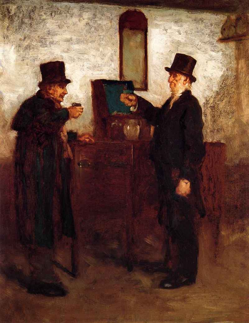 Study for &#39;A Glass with the Squire&#39;
