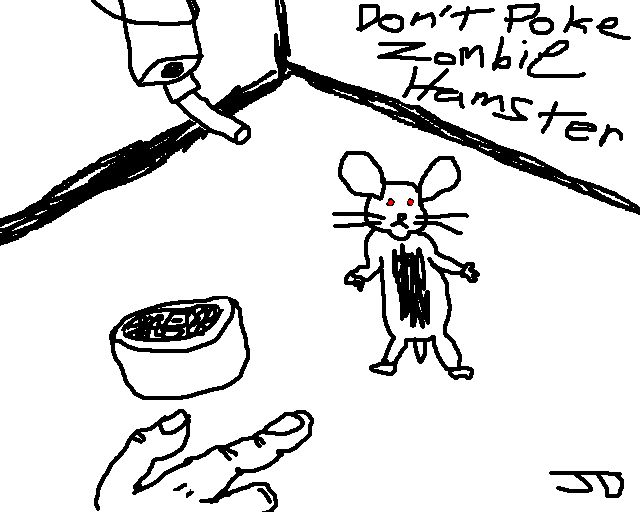 Don&#39;t Poke Zombie Hamster
