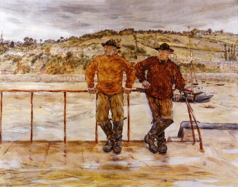 Fishermen at Jersey