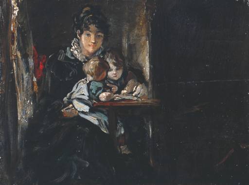 Maria Constable with Two of her Children