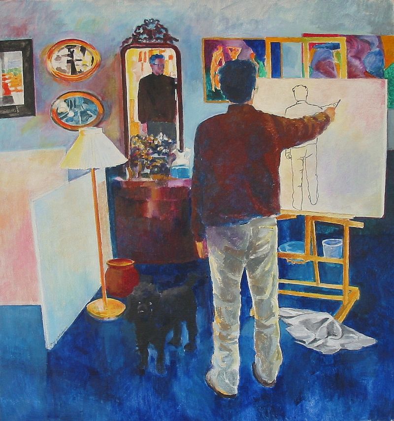 The Artist, The Dog and the Mirror