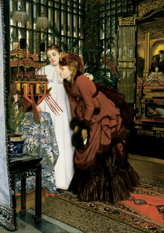 Young Women Looking At Japanese Articles