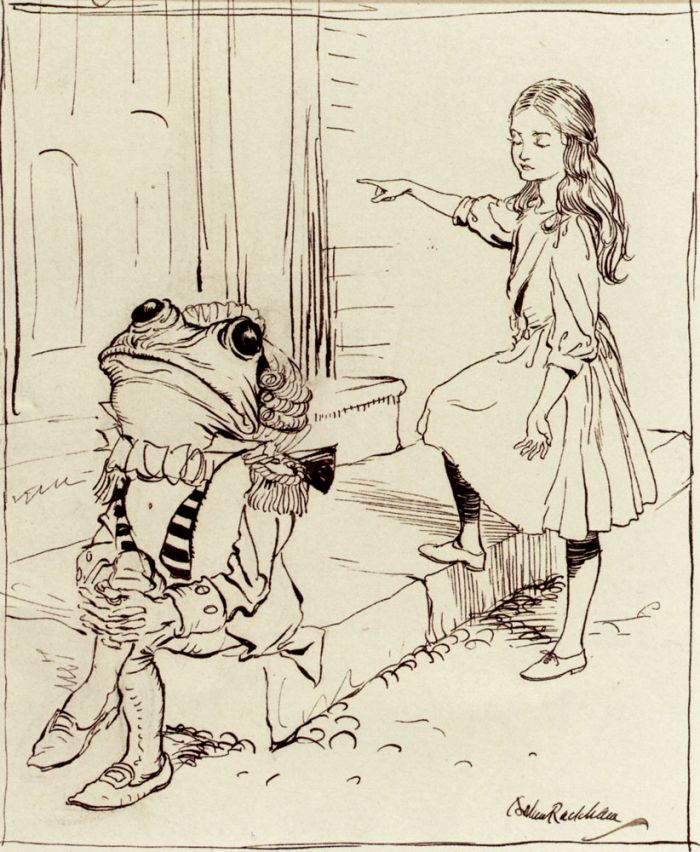 Alice And The Frog Footman