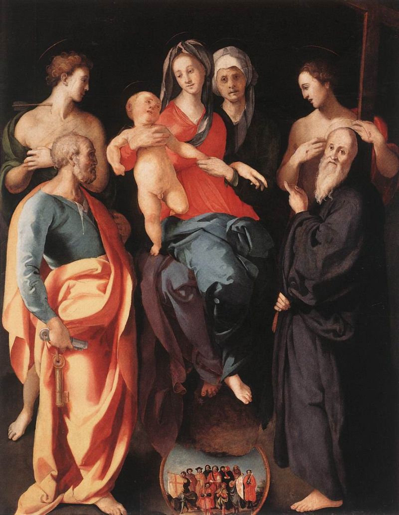 Madonna and Child with Saint Anne and Other Saints