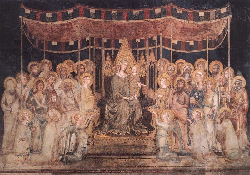 Madonna with Angels and Saints